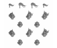 White Scars Mk II Heads Upgrade Set
