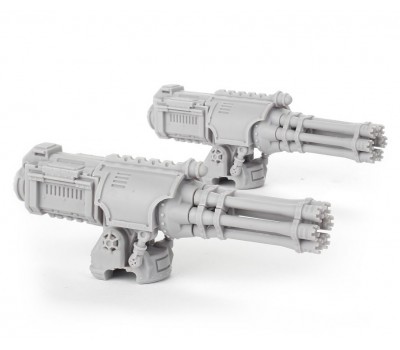 Adeptus Titanicus Warlord Battle Titan Paired Gatling Blasters